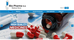 Desktop Screenshot of biopharma-sa.com